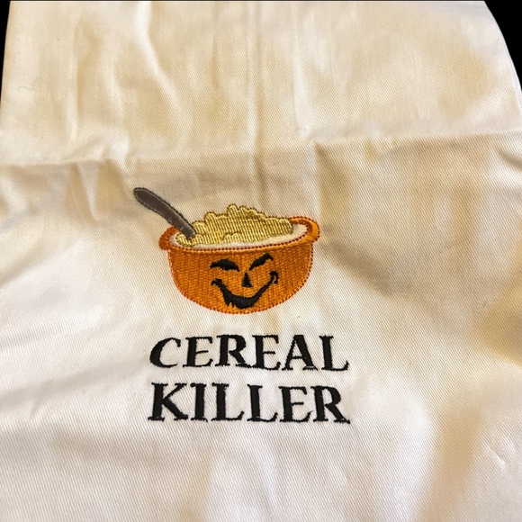 Peking Handicraft Halloween Cereal Killer Kitchen Towel - Picture 2 of 2
